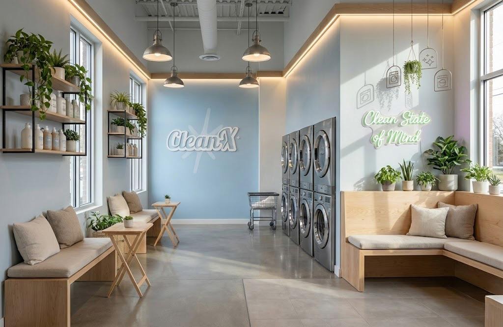 Interior CleanX — área de espera